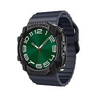 Θήκη Soft TPU Spigen Rugged Armor Samsung Galaxy Watch Ultra 47mm Μαύρο