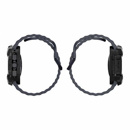 Θήκη Soft TPU Spigen Rugged Armor Samsung Galaxy Watch Ultra 47mm Μαύρο