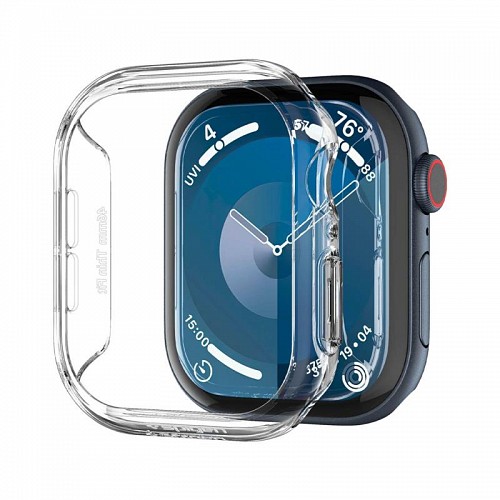 Θήκη PC Spigen Thin Fit Apple Watch 10 46mm Διάφανο