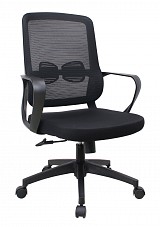 POWERTECH καρέκλα γραφείου PT-1391 με μπράτσα και ανάκλιση, ρυθμιζόμενο ύψος, μαύρη PT-1391