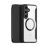 Θήκη Flip Dux Ducis Skin X Pro Wallet με MagSafe Samsung S931B Galaxy S25 5G Μαύρο