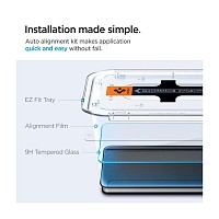Tempered Glass Full Face Spigen Glas.tR EZ-FIT Samsung S926B Galaxy S24 Plus 5G/ S936B Galaxy S25 Plus 5G (2 τεμ.)