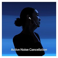 Ακουστικό Bluetooth Apple MXP93 AirPods 4 με ANC Λευκό