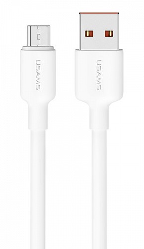 USAMS καλώδιο micro USB σε USB US-SJ607, 10W, 1m, λευκό SJ607USB01