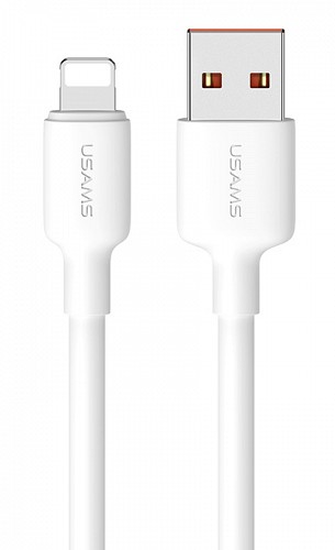 USAMS καλώδιο Lightning σε USB US-SJ604, 12W, 1m, λευκό SJ604USB01