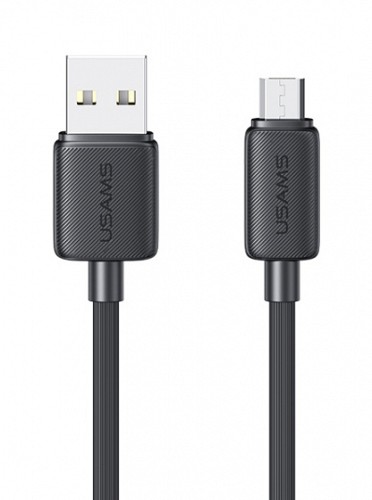 USAMS καλώδιο micro USB σε USB US-SJ690, 10W, 480Mbps, 1m, μαύρο SJ690USB01
