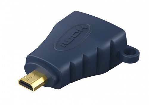 CABLETIME αντάπτορας micro HDMI σε HDMI HA16R, 4K/60Hz, μπλε 5210131039458