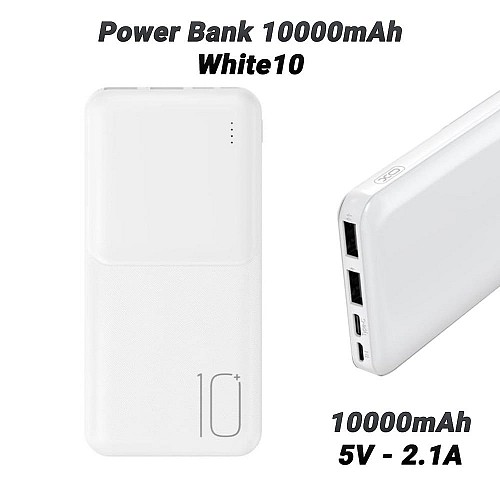 Power Bank 10000mAh White10 0225.009