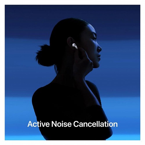 Ακουστικό Bluetooth Apple MXP93 AirPods 4 με ANC Λευκό
