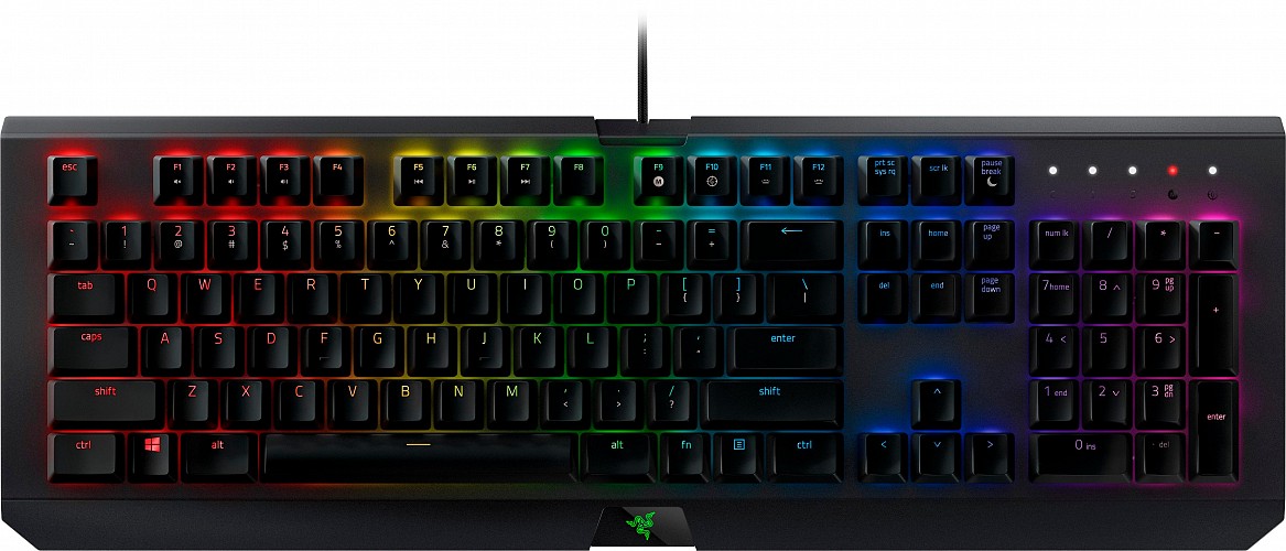 Razer Blackwidow X Chroma Wired USB Black English US