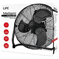 Επιδαπέδιος ανεμιστήρας, 100W LIFE MELTEMI MYSTERY BLACK