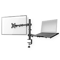 Επιτραπέζια βάση στήριξης για laptop και οθόνη έως 32 NEDIS MMSISNB110BK