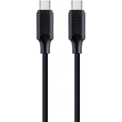 Gembird USB 2.0 Cable USB-C male - USB-C male Μαύρο 1.5m (CC-USB2-CMCM100-1.5M) (GEMCC-USB2-CMCM100-1.5M)