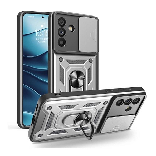 Bodycell Armor Slide Cover Case Samsung A56 5G Silver