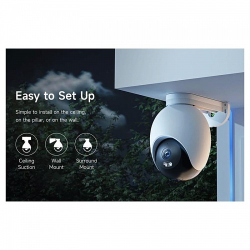 Security Camera Εξωτερικού Χώρου Floodlight Imilab EC6 360° 3K CMSXJ65A Λευκό