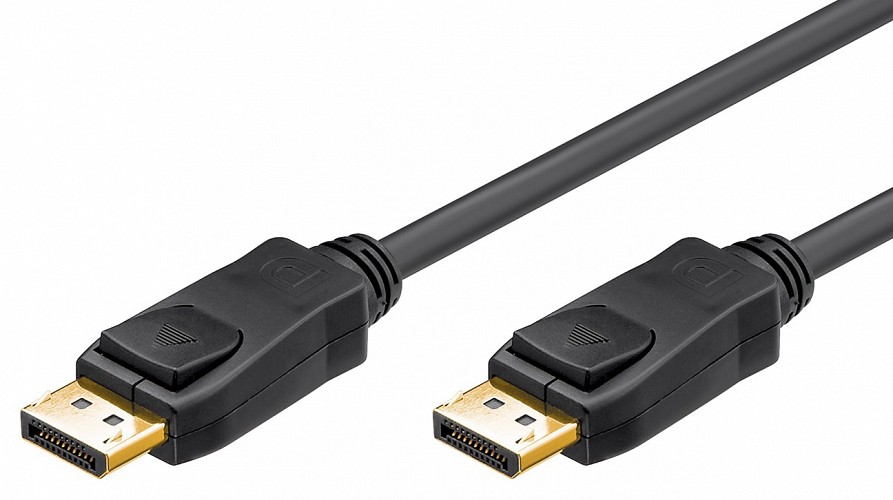 GOOBAY καλώδιο DisplayPort 1.2 VESA 65925, 4K/60Hz 21.6Gbit/s, 5m, μαύρο 65925