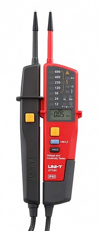 UNI-T μετρητής τάσης AC/DC UT18C, 12V έως 690V, IP65 UT18C