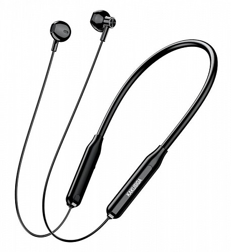 KAKUSIGA earphones KSC-1472 με μαγνήτη, Bluetooth, 10mm, 130mAh, μαύρα KSC-1472