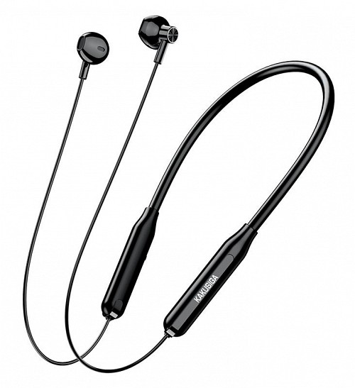 KAKUSIGA earphones KSC-1472 με μαγνήτη, Bluetooth, 10mm, 130mAh, μαύρα KSC-1472