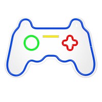 Neon Plexi Forever Light FPNE03X GAMEPAD (USB, On/Off & Dimmer) Πολύχρωμο