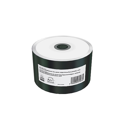 MediaRange Mini CD-R 22 200MB 24x Inkjet Fullsurface Printable Shrink50 (MR257)