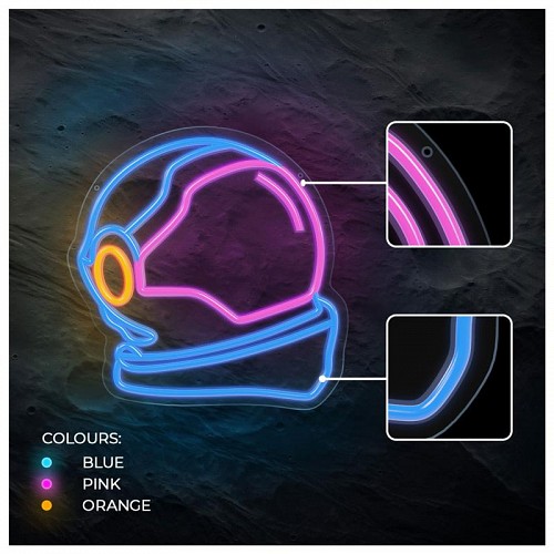 Neon Plexi Forever Light FPNE22 ASTRONAUT (USB, On/Off & Dimmer) Πολύχρωμο