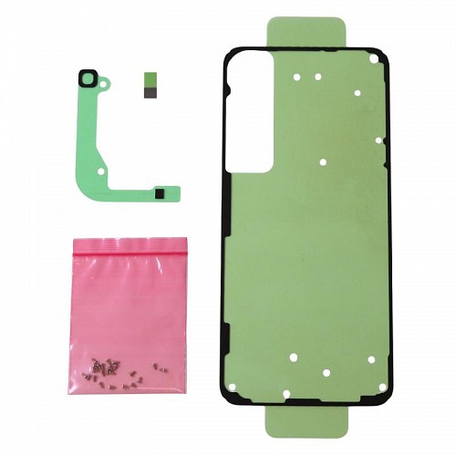 Rework Kit με Αυτοκόλλητη Ταινία & Βίδες για Καπάκι Μπαταρίας Samsung S926B Galaxy S24 Plus 5G (Original)