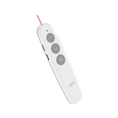 XO Multifunctional presentation remote control/laser pointer, white - CF27