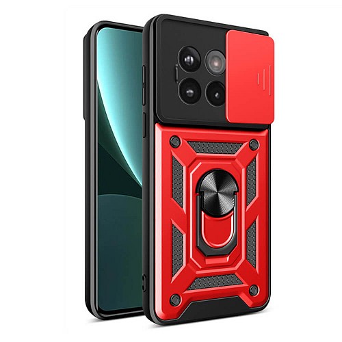 Bodycell Armor Slide Cover Case OnePlus 13R Red