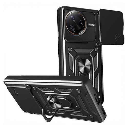 Bodycell Armor Slide Cover Case Xiaomi Poco F7 Pro Black