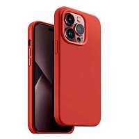 Θήκη Σιλικόνης  MobiCase για IPhone 15 Κόκκινη 2mm Soft Matte