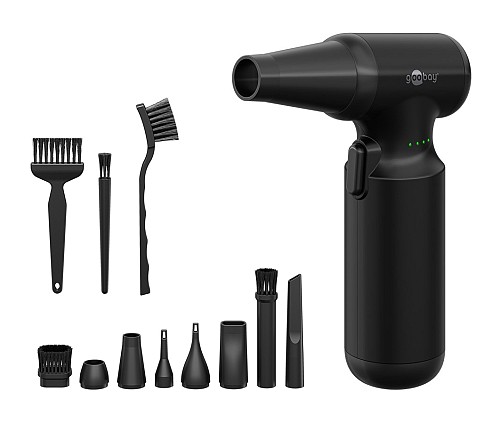 GOOBAY ηλεκτρικό air duster 77830, 100W, 6000mAh, μαύρο 77830GB