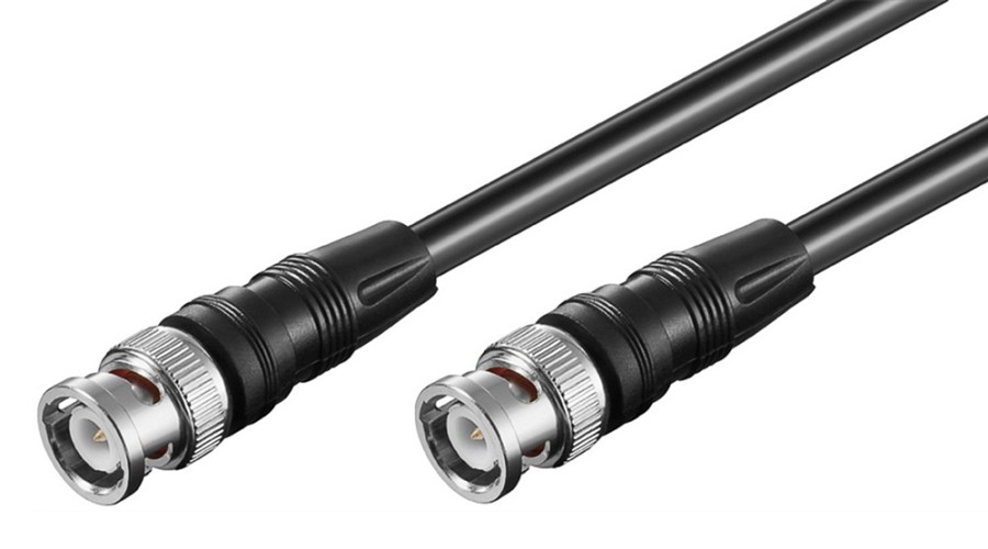 GOOBAY καλώδιο BNC 50089, RG58, 50 ohm, 3m, μαύρο 50089