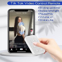 TikTok Scrolling Remote Χειριστήριο Τηλεφώνου Μαύρο 1225.077