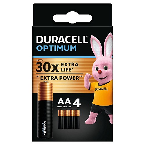 Duracell OPTIMUM LR6 AA Alkaline Battery (blister) (DUR19534)