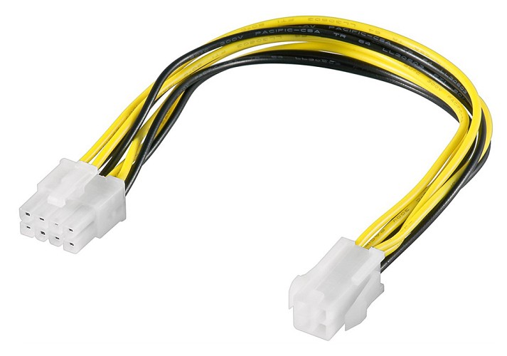 GOOBAY καλώδιο 4pin σε 8pin ATX12 P4 51358, 0.2m 51358