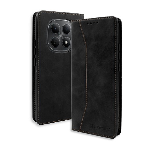 Bodycell Book Case Pu Leather Xiaomi Note 15 5G/Poco M8 Black