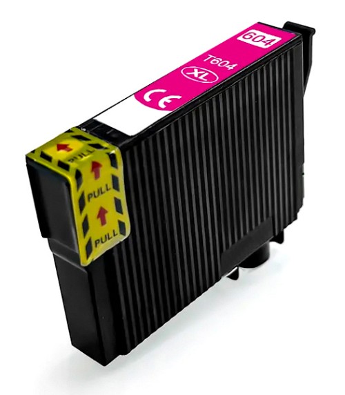 Συμβατό Inkjet για Epson, T604XL, 12ml, magenta INKT-604XLM