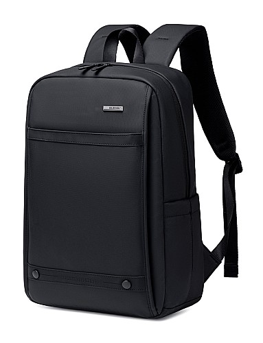 GOLDEN WOLF τσάντα πλάτης GB00705 με θήκη laptop 15.6, 17L, μαύρη GB00705-BK