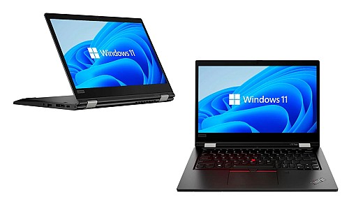 LENOVO Laptop ThinkPad L13 Yoga Gen 2 2-in-1, Refurbished Grade B, i5-1135G7, 16/256GB NVME, 13.3 Touchscreen, Cam, IRIS Xe Graphics, FreeDOS L-5190-GB