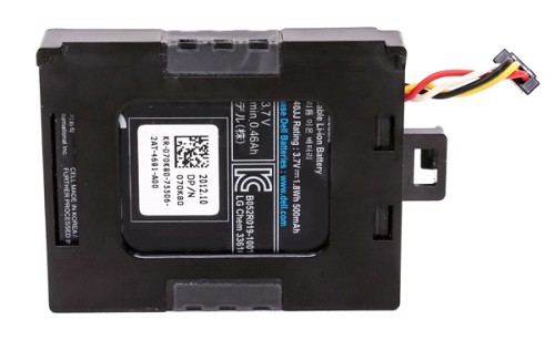 DELL used battery 070K80 για Raid Controllers PERC H710/H810, 500mAh 070K80