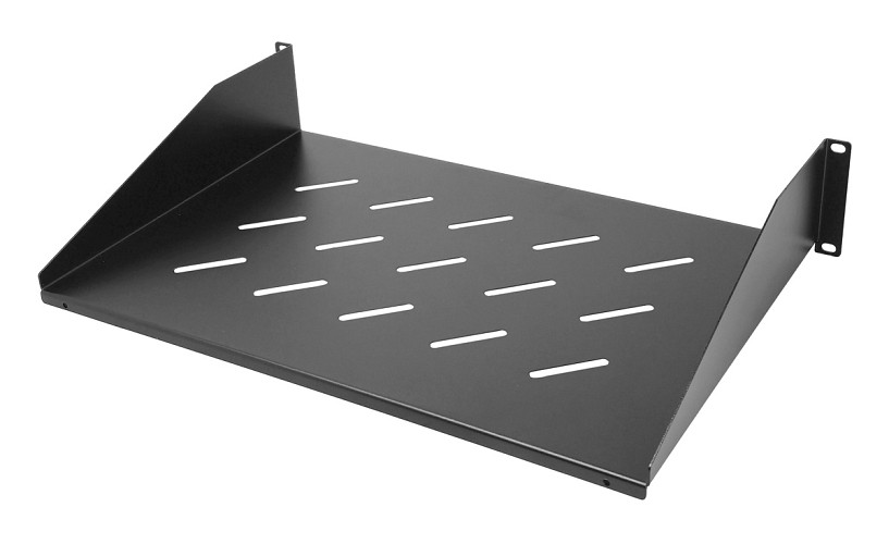 POWERTECH σταθερό ράφι για rack 19 NETW-0053, 2U, βάθος 300mm, μαύρο NETW-0053