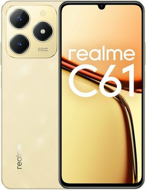REALME C61 256GB ROM/6GB RAM SPARKLE GOLD EU