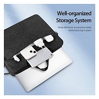 Θήκη Laptop Ώμου Dux Ducis LBJB για Laptop/ Macbook/ Notebook/ Tablet 13.0-13.9 Σκούρο Γκρι