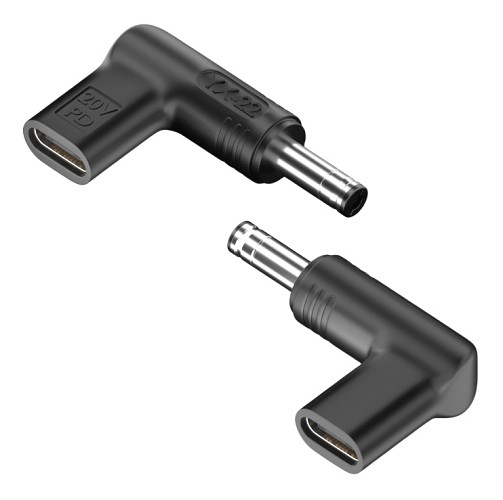 POWERTECH αντάπτορας τροφοδοσίας laptop YX-22, USB-C σε Lenovo 4x1.7mm, μαύρος YX-22