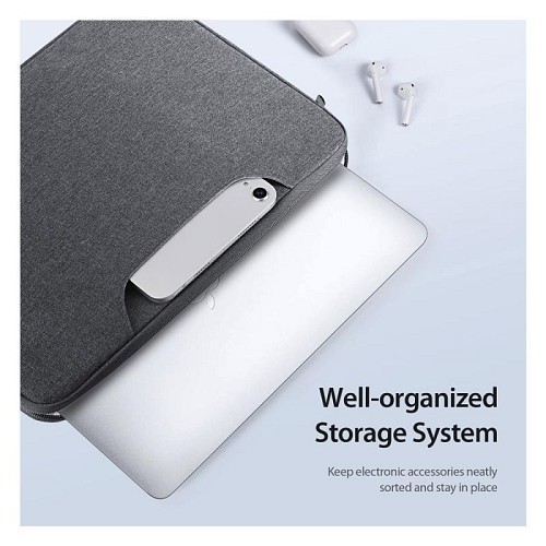 Θήκη Laptop Χειρός Dux Ducis LBTB για Laptop/ Macbook/ Notebook/ Tablet 13.0-13.9 Σκούρο Γκρι