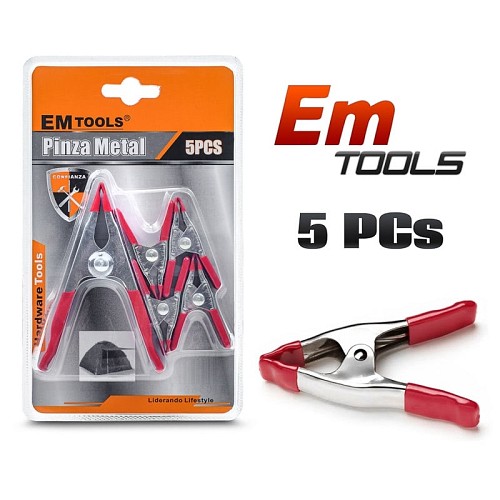 Σφιγκτήρας Μεταλλικός Em Tools (5 τμχ.) 1219.162