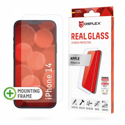 DISPLEX REAL GLASS 2D IPHONE 13 / 13 PRO / 14 / 16e