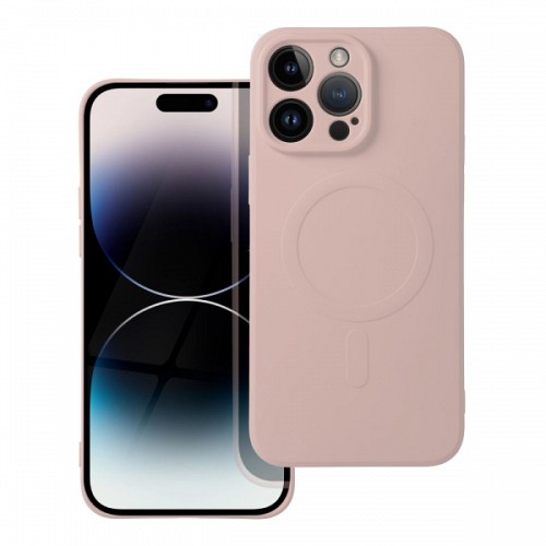 iS TPU SILICONE MAG IPHONE 14 PRO MAX pink backcover