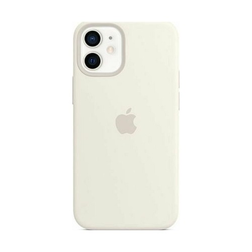 ORIGINAL APPLE SILICONE CASE IPHONE 12 MINI white MAGSAFE backcover